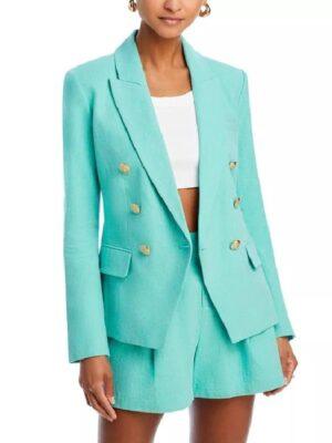 Access Hollywood 2025 Kit Hoover Mint Blazer - Unisex