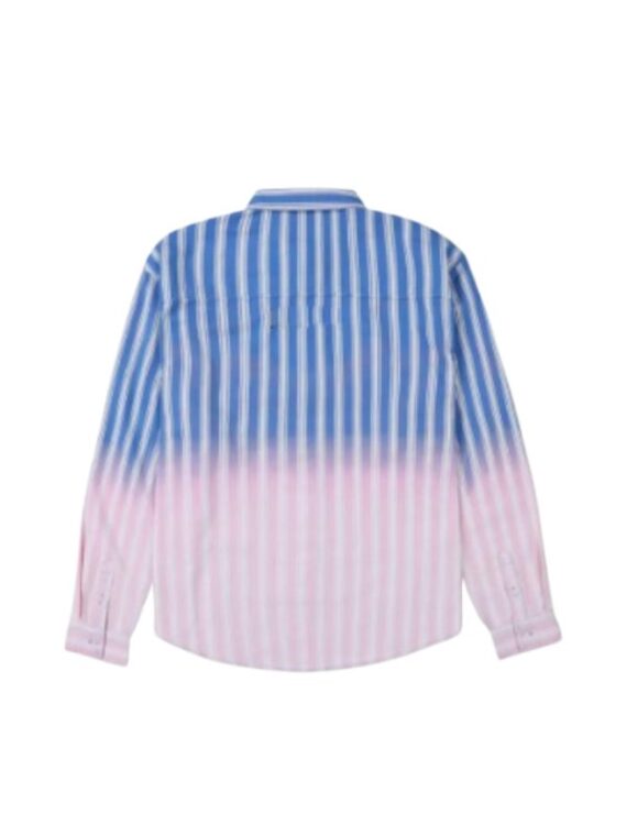 Access Hollywood 2025 Scott Evans Striped Ombre Shirt