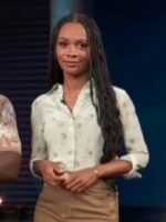 Access Hollywood Zuri Hall Green Floral Shirt