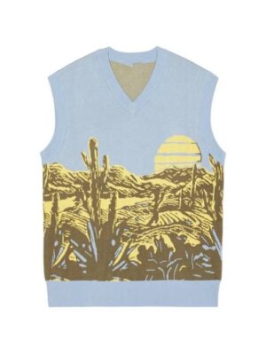 Access Hollywood Scott Evans Printed Knit Vest
