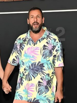Adam Sandler Netflix’s Happy Gilmore 2 Polo Leaf Printed Shirt