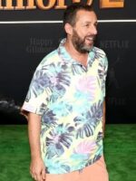 Adam Sandler Netflix’s Happy Gilmore 2 Polo Leaf Printed Shirt