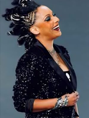 WWE Pay-Per-View Alicia Warrington Black Sequin Blazer