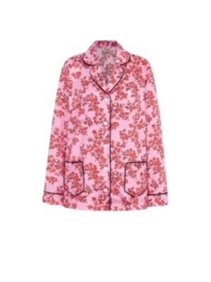 Kristin Davis TV Series And Just Like That Season 3 Charlotte York Floral Pajama Set - Pink