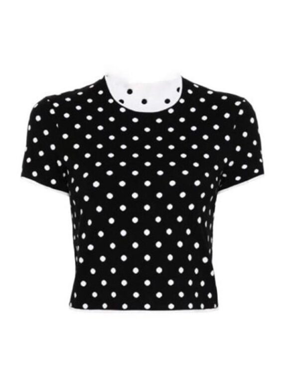 And Just Like That S03 Kristin Davis Polka Dot Sweater
