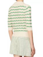 We Were Liars Candice King Striped Knit Polo Shirt