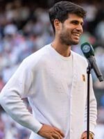 Wimbledon Tennis Championships 2025 Carlos Alcaraz Cardigan