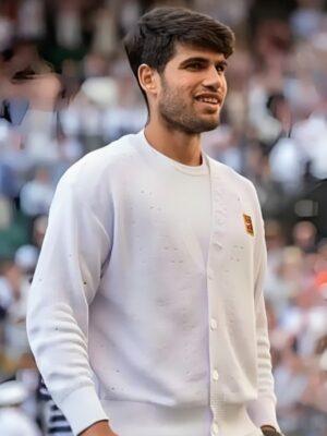 Wimbledon Tennis Championships 2025 Carlos Alcaraz Cardigan
