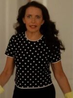And Just Like That S03 Kristin Davis Polka Dot Sweater