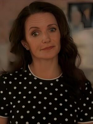 And Just Like That S03 Kristin Davis Polka Dot Sweater