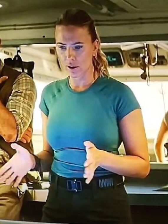 Jurassic World Rebirth Scarlett Johansson Green T-Shirt