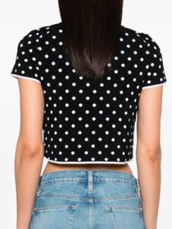 And Just Like That S03 Kristin Davis Polka Dot Sweater