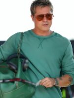 F1 The Movie Brad Pitt Green Sweatshirt