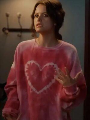 Ginny & Georgia S03 Maxine Baker Pink Heart Sweatshirt