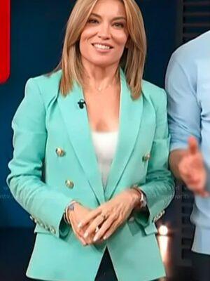 Access Hollywood 2025 Kit Hoover Mint Blazer