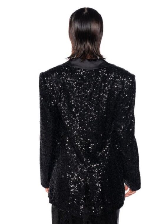 WWE Pay-Per-View Alicia Warrington Black Sequin Blazer