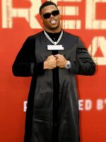 Abdul Carter 2025 NFL Draft Red Carpet Long Coat