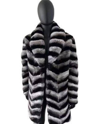 90 Day Hunt For Love 2025 Tim Malcolm Striped Fur Coat - new arrival