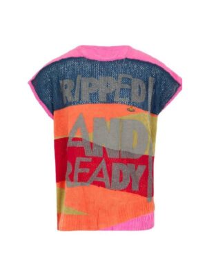 Access Hollywood Mel B Multicolor Knit Top - Unisex