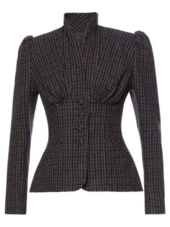 And Just Like That Sarah Jessica Parker Checked Tailored Jacket