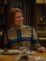 And Just Like That Miranda Hobbs Check Sweater