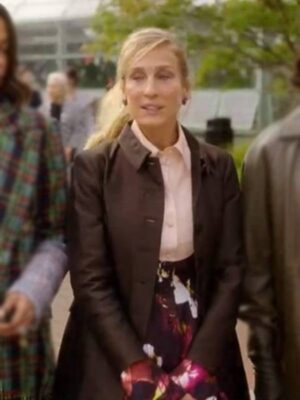And Just Like That Carrie Bradshaw Brown Coat
