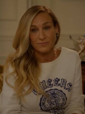 And Just Like That Sarah Jessica Parker Crewneck Queens College Sweatshirt