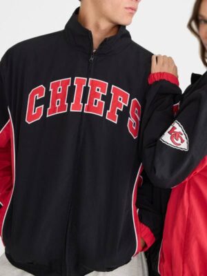 Kansas City Chiefs Black And Red Track Jacket
