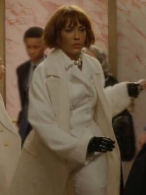 Nicole Ari Parker TV Series And Just Like That Season 3 Lisa Todd Wexley Belted Trench Coat - White