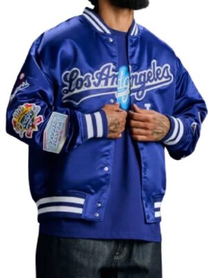 OVO x New Era x MLB Dodgers Varsity Jacket