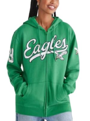 Aeropostale Eagles Script Full-Zip Hoodie