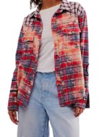 Sullivans Crossing S03 Sydney Mix Print Plaid Shirt