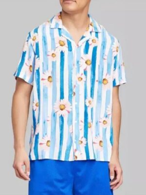 90 Day Fiance Happily Ever After S09 Striped Daisy Print Shirt - unisex