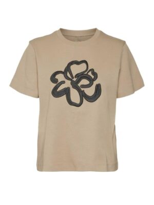 90 Day Fiance The Other Way S07 Jenny Black Flower Print Brown T-Shirt
