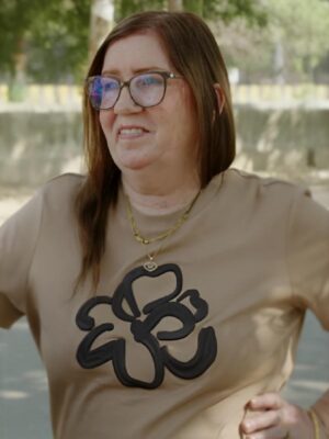 90 Day Fiance The Other Way Jenny Black Flower Print T-Shirt