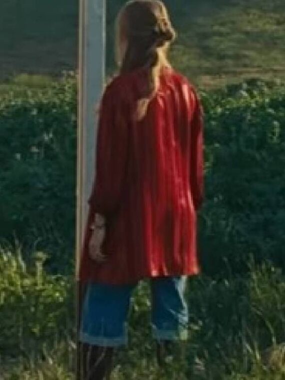 A Big Bold Beautiful 2025 Journey Margot Robbie Red Coat