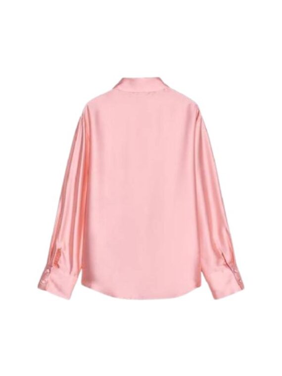 A Nossa Tarde Tânia Ribas de Oliveira Floral Print Satin Blouse