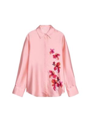 A Nossa Tarde Tânia Ribas de Oliveira Floral Print Blouse