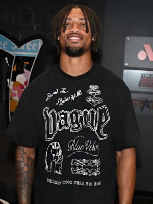 A.J.Terrell The Big Tigger Morning Show with Jazzy McBee Black T-shirt