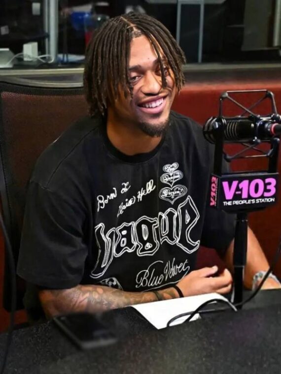 A.J.Terrell The Big Tigger Morning Show with Jazzy McBee Black T-shirt