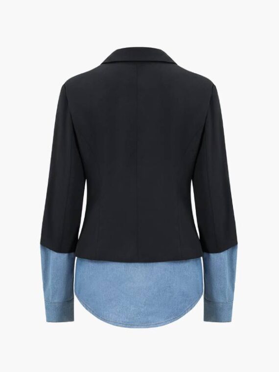 Access Daily 2025 Kendra Scott Denim Layered Blazer