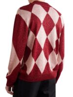 Access Hollywood LL Cool J Metallic Knit Polo Sweater