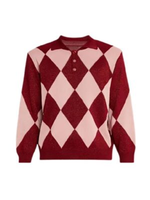 Access Hollywood LL Cool J Argyle Polo Sweater
