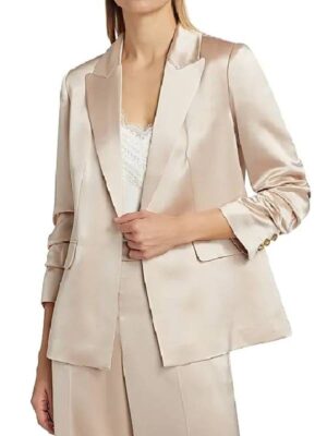 Access Hollywood S30 Alison Triessl Satin Blazer - free delivery