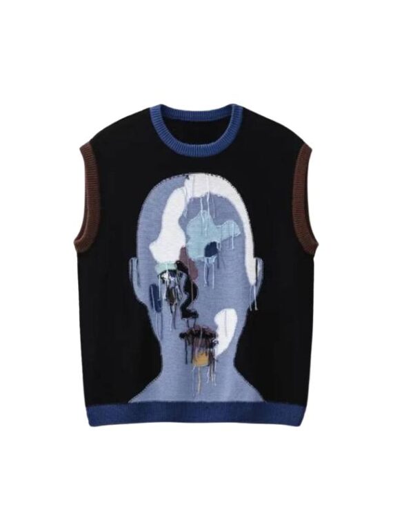 Access Hollywood Scott Evans Abstract Face Vest