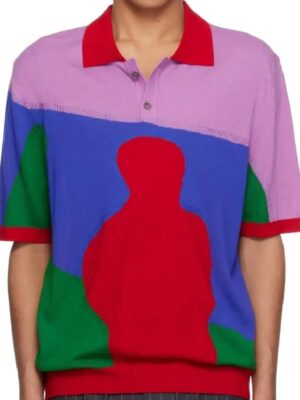 Access Hollywood Scott Evans Colorblock Polo Shirt - unisex