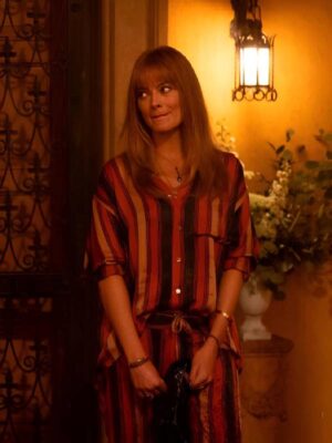 A Big Bold Beautiful Journey 2025 Margot Robbie Striped Shirt