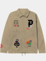 Access Daily 2025 Cristian Concrete Gutierrez Khaki Coach Jacket