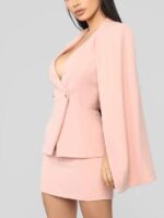 Bold And The Beautiful Katherine Kelly Lang Pink Cape Blazer