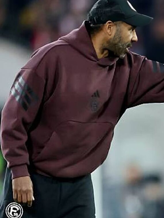 Fortuna Düsseldorf Coach Daniel Thioune Burgundy Hoodie